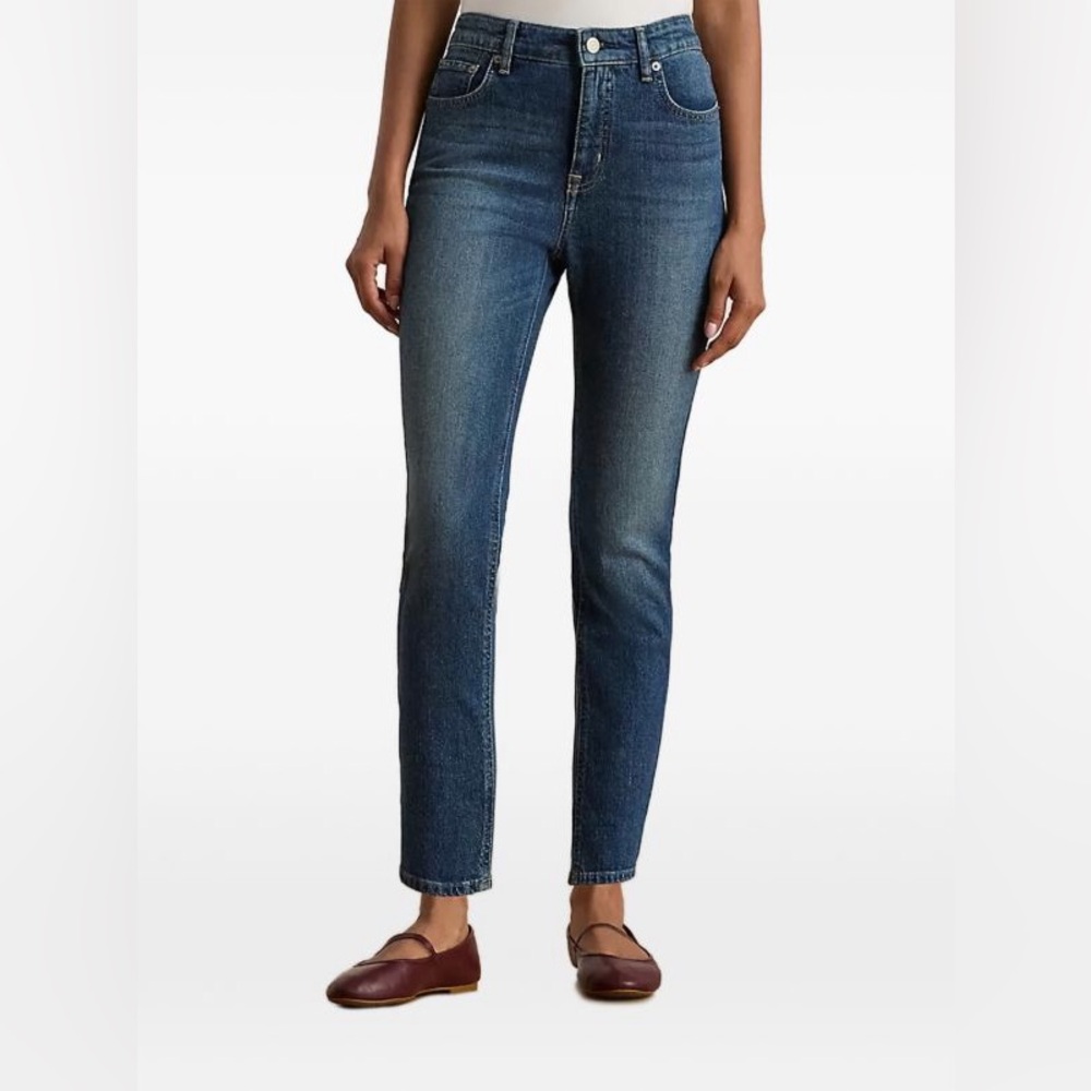 Lauren Ralph Lauren High-Rise Skinny Ankle Jeans